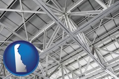 delaware map icon and a prefabricated ceiling