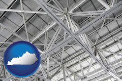 kentucky map icon and a prefabricated ceiling