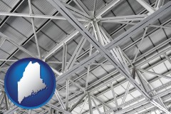 maine map icon and a prefabricated ceiling