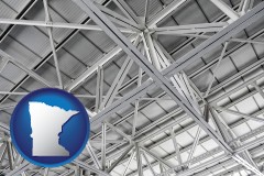 minnesota map icon and a prefabricated ceiling
