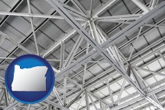 oregon map icon and a prefabricated ceiling