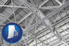 rhode-island map icon and a prefabricated ceiling