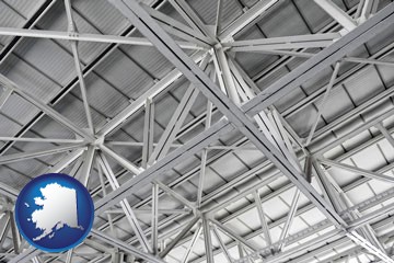 a prefabricated ceiling - with Alaska icon