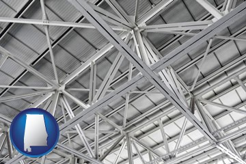 a prefabricated ceiling - with Alabama icon