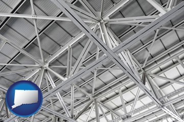a prefabricated ceiling - with Connecticut icon