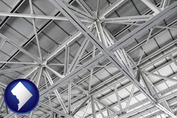 a prefabricated ceiling - with Washington, DC icon