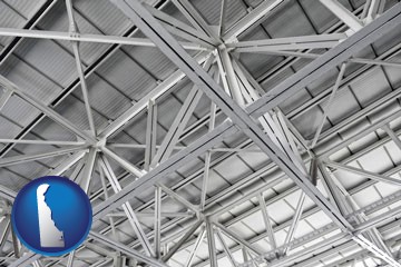 a prefabricated ceiling - with Delaware icon