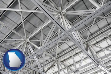 a prefabricated ceiling - with Georgia icon