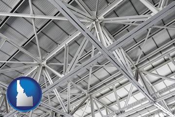 a prefabricated ceiling - with Idaho icon