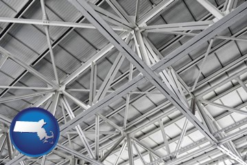 a prefabricated ceiling - with Massachusetts icon
