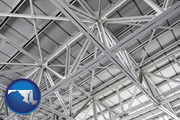 a prefabricated ceiling - with Maryland icon