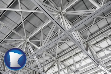 a prefabricated ceiling - with Minnesota icon