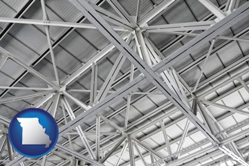 a prefabricated ceiling - with Missouri icon