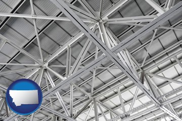 a prefabricated ceiling - with Montana icon
