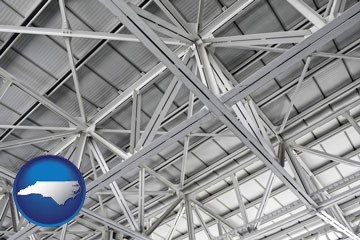 a prefabricated ceiling - with North Carolina icon