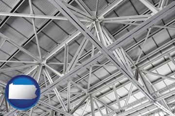 a prefabricated ceiling - with Pennsylvania icon