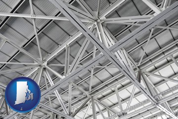 a prefabricated ceiling - with Rhode Island icon